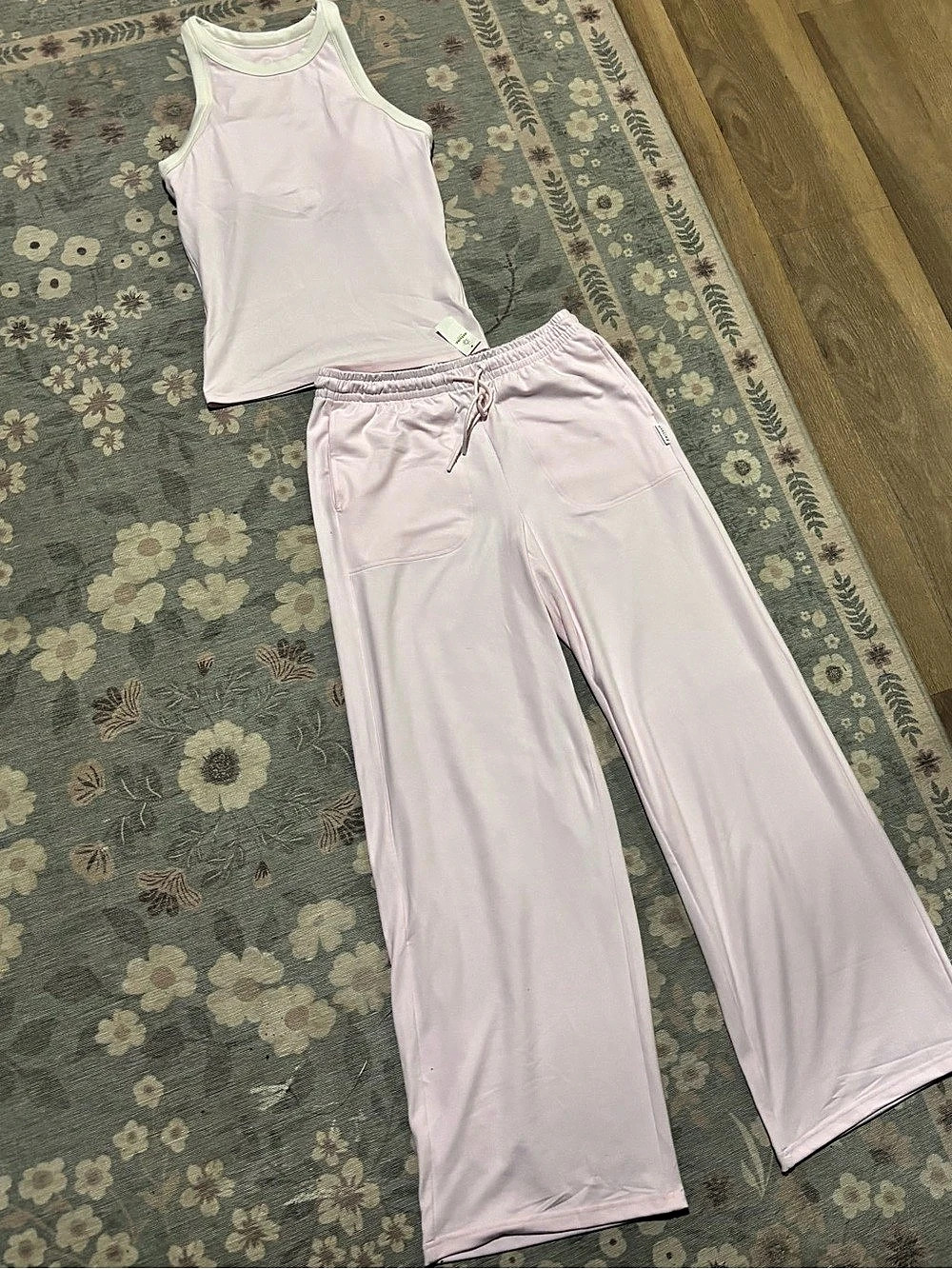 Offline by Aerie tank and pants set Pink Lounge Set Size Medium NWT